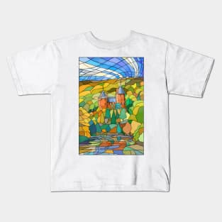 Castell Coch Reflections Kids T-Shirt